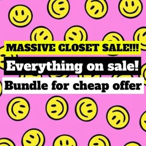 MASSIVE CLEARANCE SALE!!